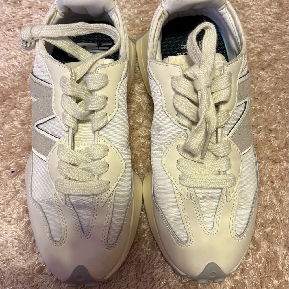New Balance White Athletic Shoes